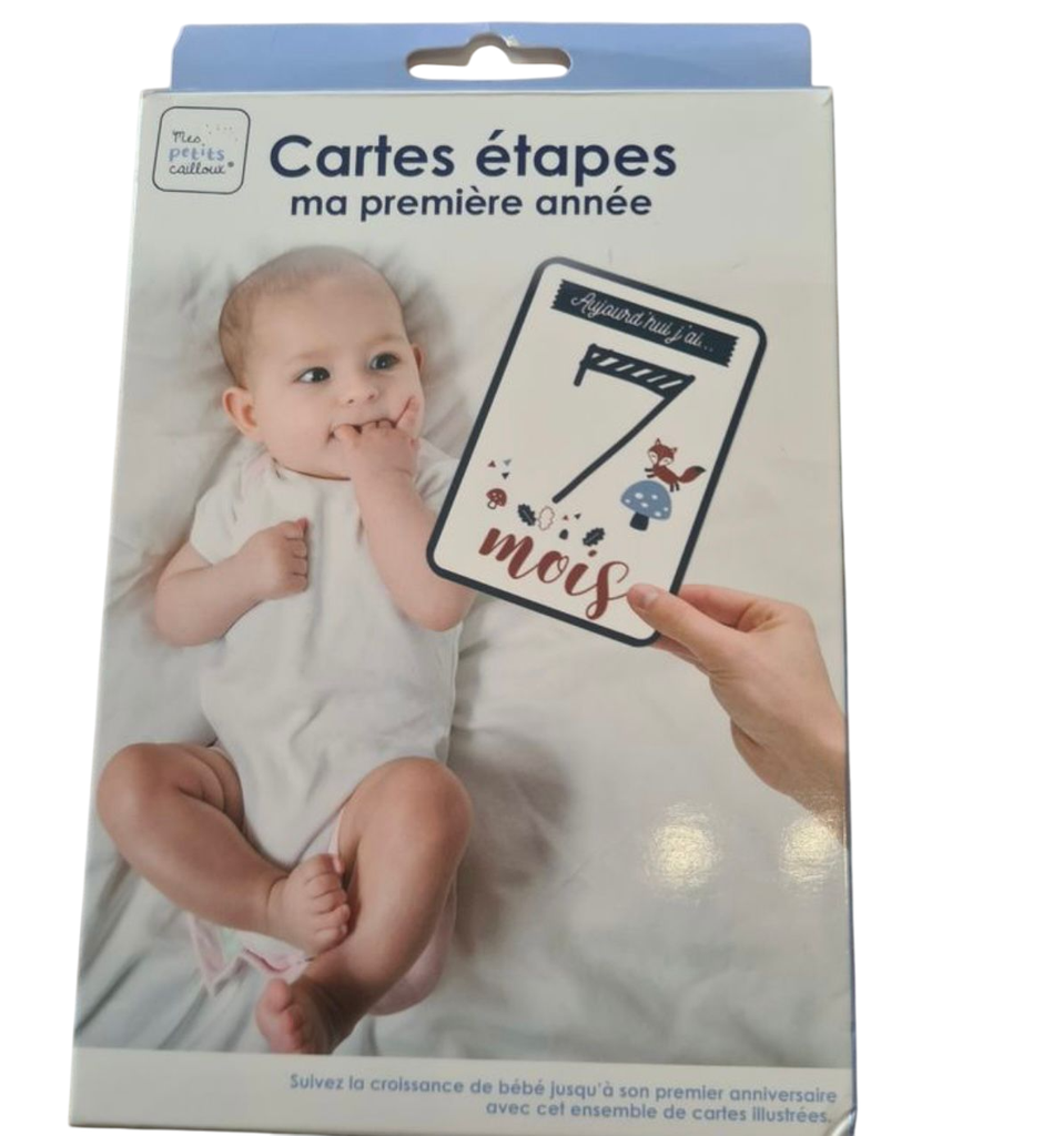 Mes petits cailloux - Cartes Etapes - Ma première année