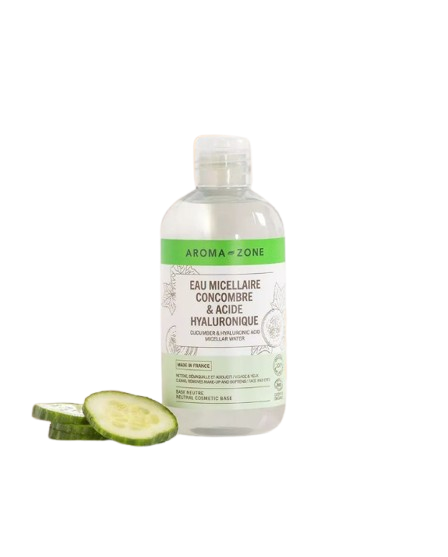 Aroma-Zone eau micellaire au concombre bio &amp; acide hyaluronique