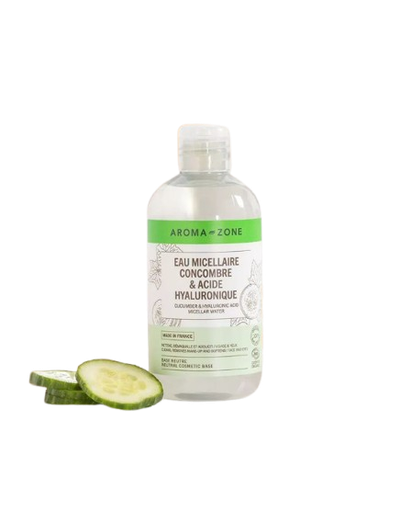 Aroma-Zone eau micellaire au concombre bio &amp; acide hyaluronique