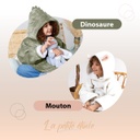 Atmosphera plaid sweat capuche